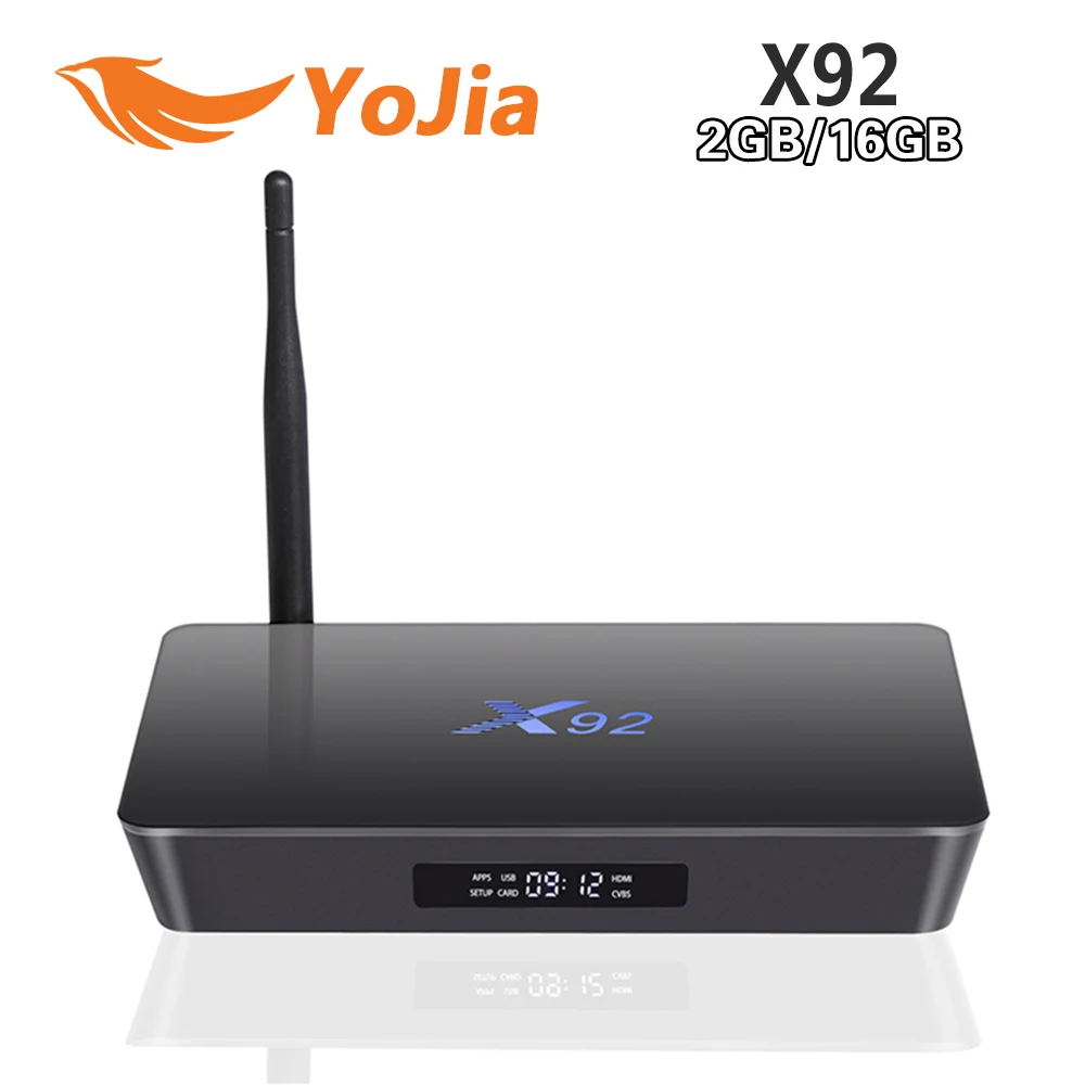 [Подлинная] X92 2 ГБ 16 ГБ Android 6.0 Smart TV Box Amlogic S912 Octa Ядро ПРОЦЕССОР Коди 16.1 Полностью Загружен 5 Г Wi-Fi 4 К H.265 Set Top Box