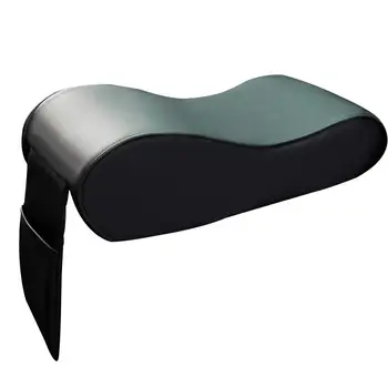 

Car Central Console Armrest Box Faux Leather Heighten Pad Cushion with Pocket Car Armrest Box Pad