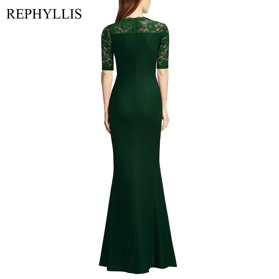 REPHYLLIS женское платье с разрезом, кружевное платье для гостей, платье подружки невесты, свадебные вечерние платья для гостей, торжественное платье