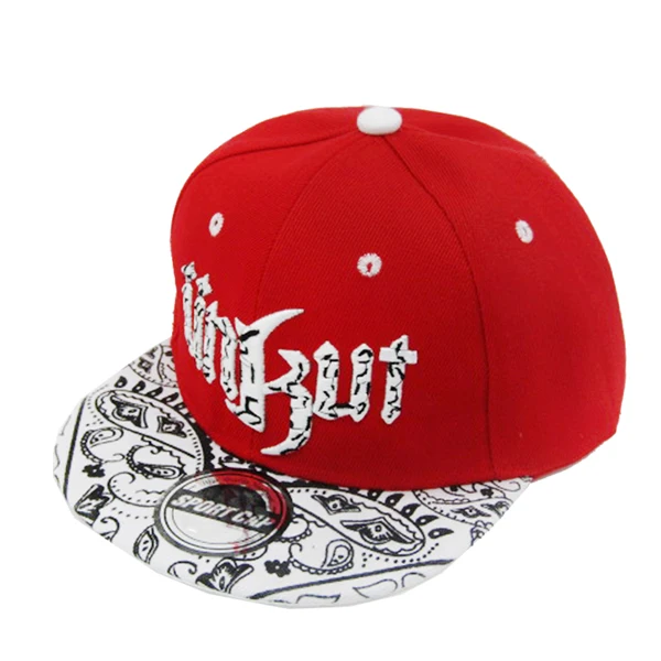 Новая бейсболка Snapbacks шляпа детский акриловый хип-хоп кепка с буквами UNKUT плоская кепка для мальчиков и девочек
