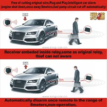 Высокие технологии легкая установка РФ реле двигателя Cut RFID иммобилайзер автосигнализации один способ защита от кражи устройства