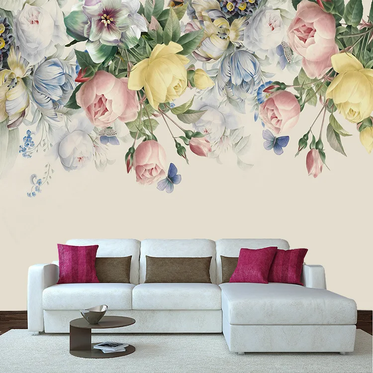 

5d stereo murals American style TV background wall paper 3D simple living room bedroom video wall covering wallpaper waterproof