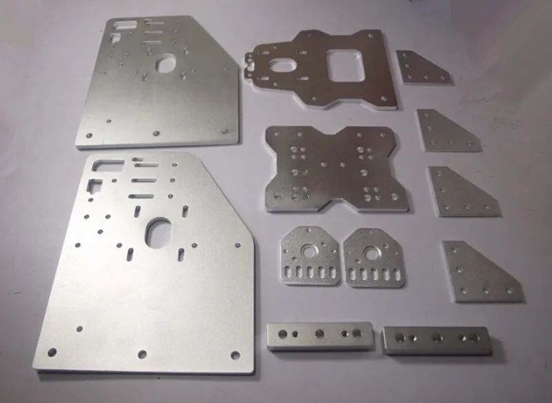 

OX CNC machine parts OX Gantry plates kit for 23NEMA MOTOR angle joint plate back X axis front plate set 4-Wheel X Spacers