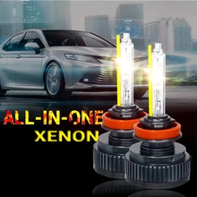 SUKIOTO H7 Xenon HID комплект H8 H11 9005 HB3 D2H ксенон hid балласт мини все в одном фара для TOYOTA HONDA LEXUS SUZUKI Автомобильный свет