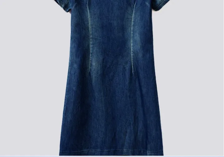 Denim Dress For Women With Pocket