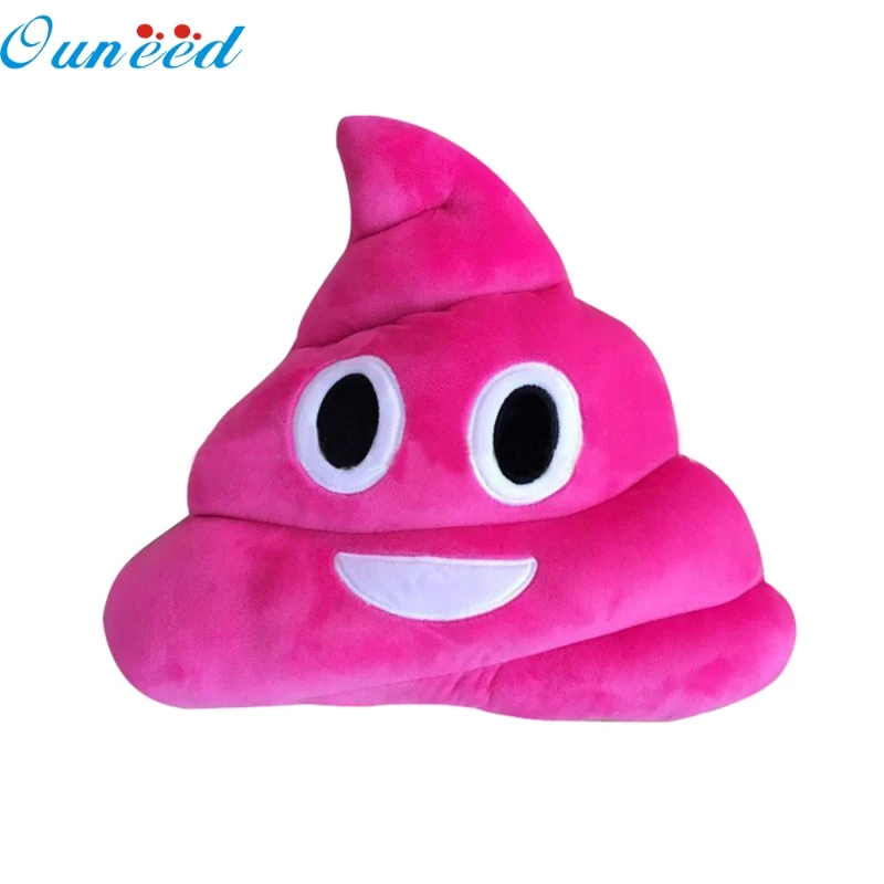 

Ouneed Happy home Soft Pillow Amusing Emoticon Cushion Heart Eyes Poo Shape Pillow Doll Funny Stuffed 1 piece