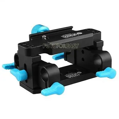 FOTGA штатив 15 мм Стержень Поддержка QR Базовая пластина для DSLR HDV Rig Follow Focus|for dslr|15mm