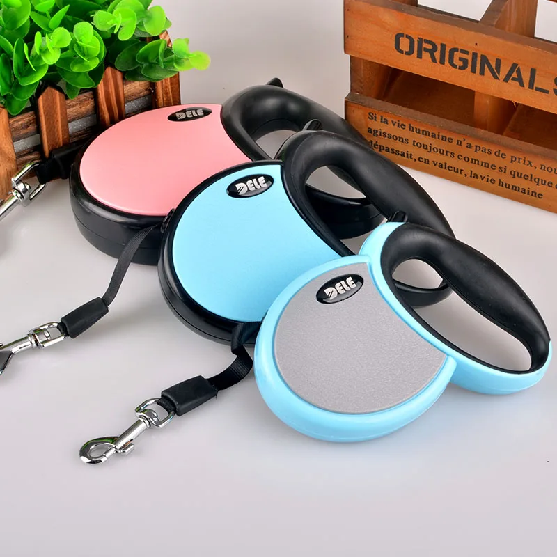 

High Quality Dogs Leash Automatic Retractable Pet Leash For Big Dogs Universal Remote Control With Super Flat Belt 3M 4M 5M