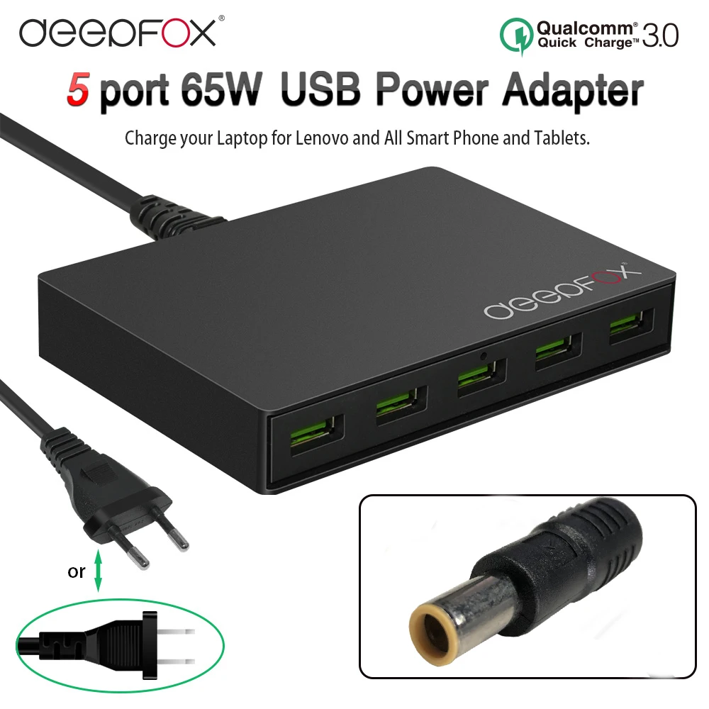 Зарядное устройство с 5 USB портами 3 0 А 19 в|laptop adapter|adapter for lenovocharger laptop |
