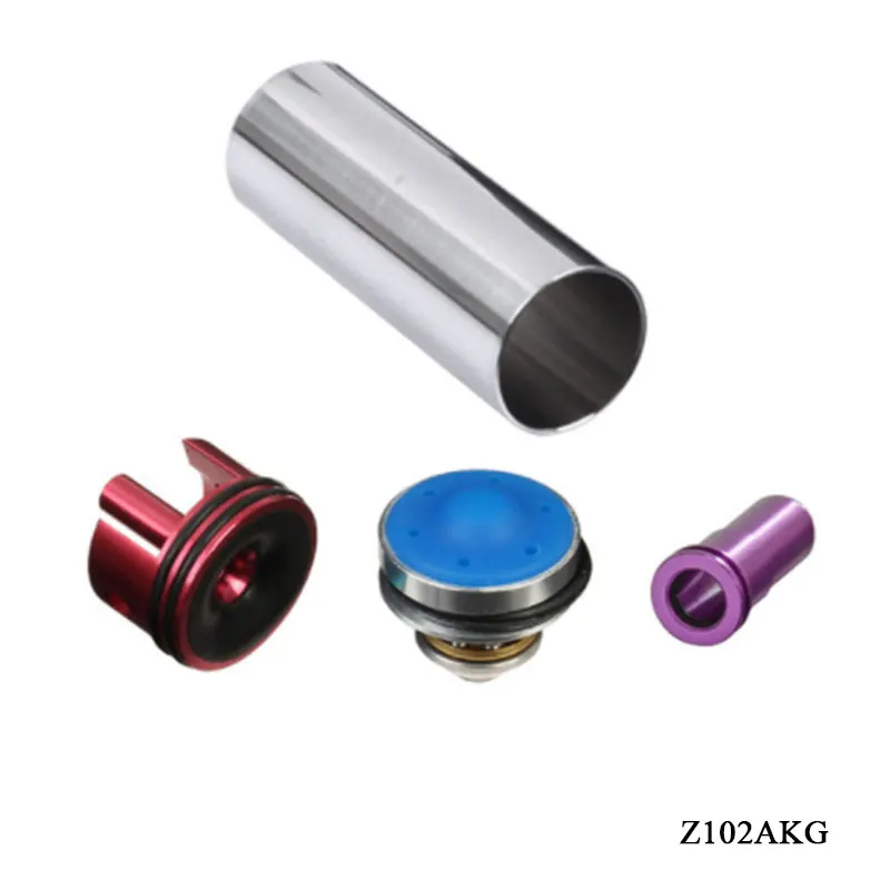TACTIFANS Solid Cylinder Tune Up Kit Piston Head Nozzle Cylinder Head Inner For AK Series Airsoft AEG Hunting Paintball TACTIFANS Solid Cylinder Tune Up Kit Piston Head Nozzle Cylinder Head Inner For AK Series Airsoft AEG Hunting Paintball