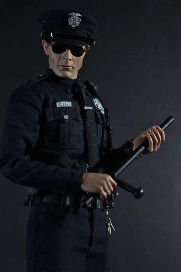 

MA1009 1/6 Scale Collectible Male Full Set LAPD Patrol Police Austin Action Figure Model Toys for Fans Holiday Collection Gifts