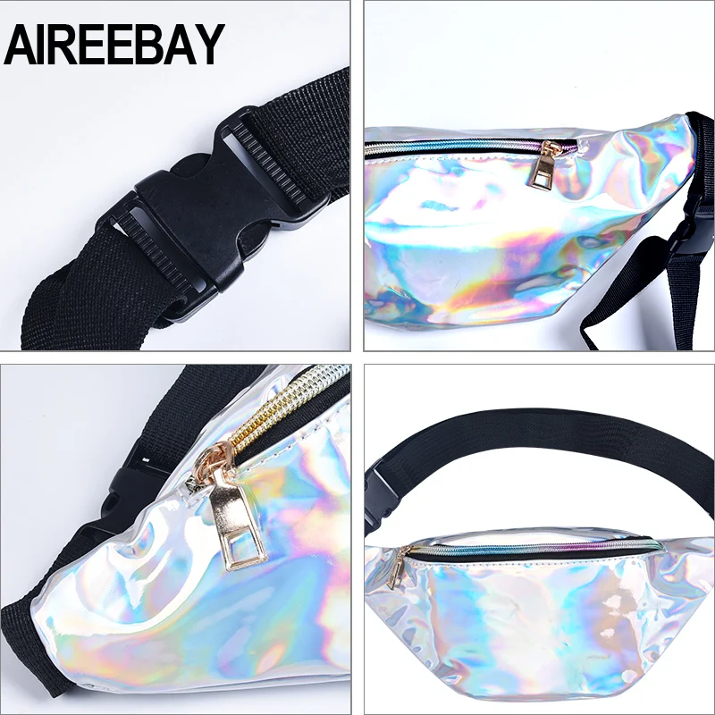 AIREEBAY المرأة الخصر حزام حقيبة للماء جديد مصمم الخصر حزمة الكتف حزمة مراوح الهاتف الذكي حقيبة صدر للرجال صغيرة حقيبة سفر