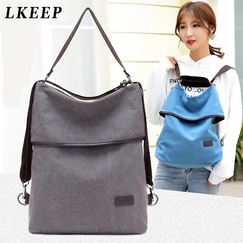 

2019 New Fashion Female Handbag Lady Girls Casual Canvas Handbag Shoulder Bag Multifunctional Women Messenger Bag