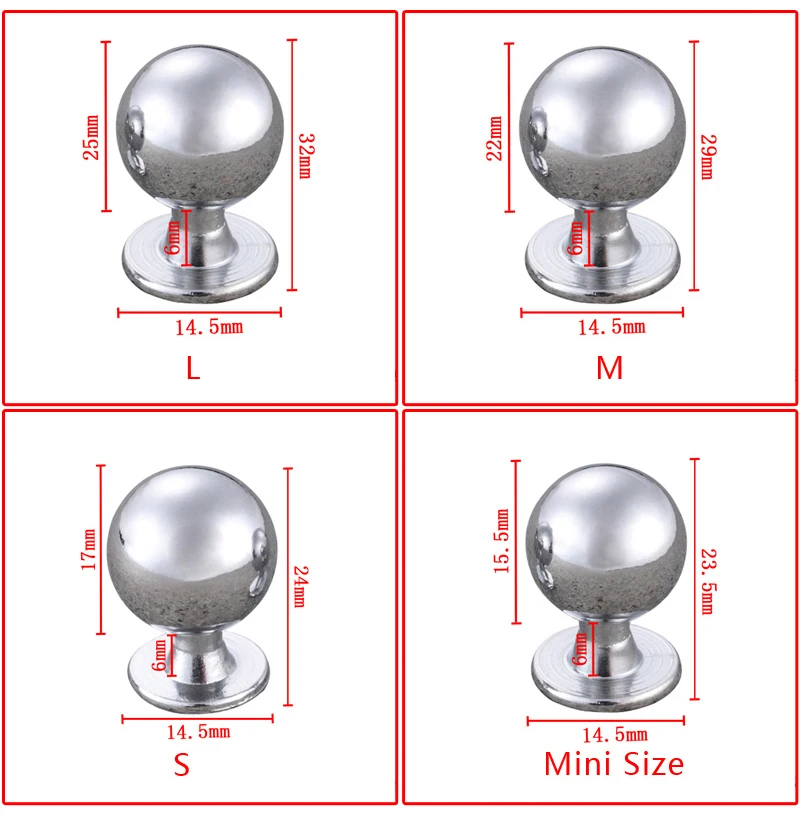 Myhomera ручка для шкафа из цельного металла съемники для шкафа Ручки для ящиков мебельный шкаф круглая ручка кухонная дверная фурнитура мини s m l