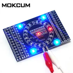 DIY Kit SMD вращающиеся мигающие светодиодные компоненты Eletronicos паяльная плита мастерство электронные DIY Kit цепи Тренировочный Набор