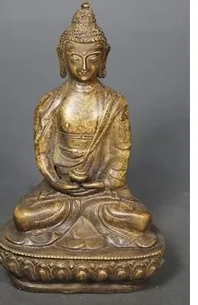

CHINESE OLD ALABASTER HANDWORK CARVING BUDDHA STATUE