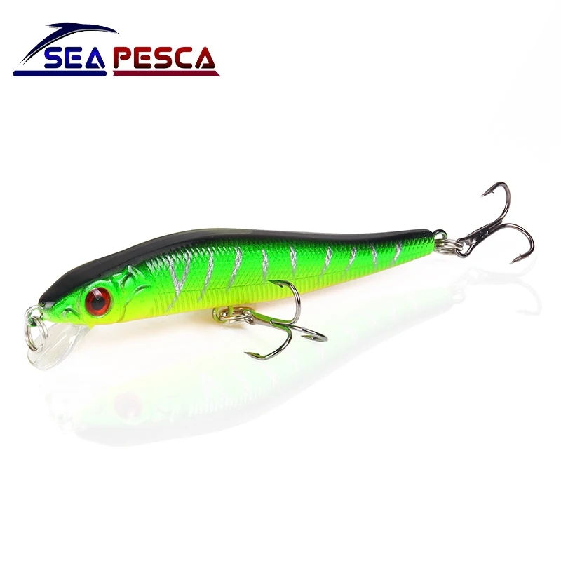 

SEAPESCA Minnow Fishing Lure 8cm 5.2g Iscas Artificial Hard Bait Topwater Wobbler Japan Crankbaits Fishing Accessories JK26
