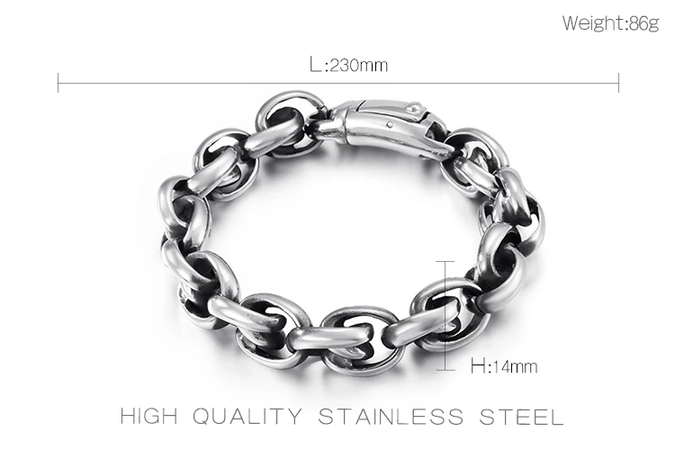 Pulsera magnética unisex de acero inoxidable plata dorado brillante pulido circonita