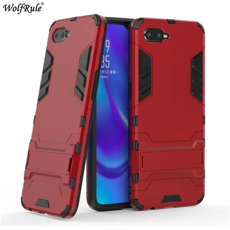 Чехол для OPPO RX17 Neo чехол WolfRule из ТПУ и поликарбоната защитный бампер задняя крышка