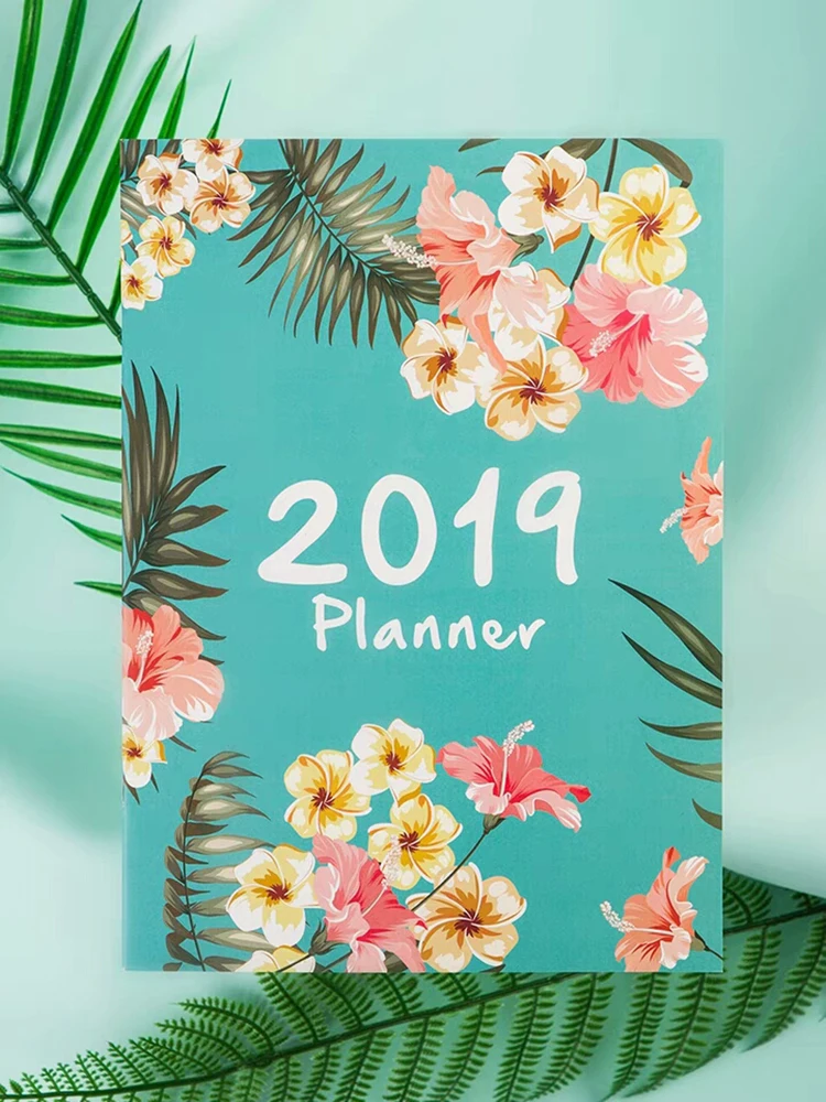 

2019 Work Secretary A4 Month Planner Large Office Efficiency Manual Schedule Plan Notebook
