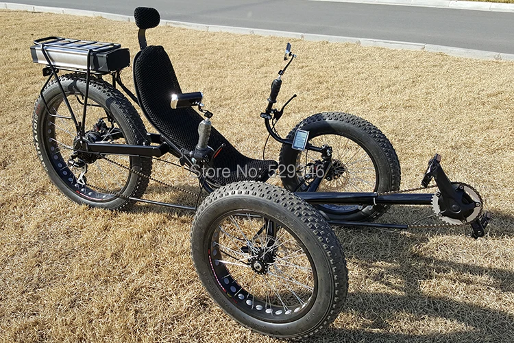 zzmerck electric fat tire recumbent trike (6)