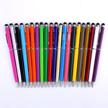 

10pcs/lot Special metal pen touch screen metal ball point pen capacitance pen