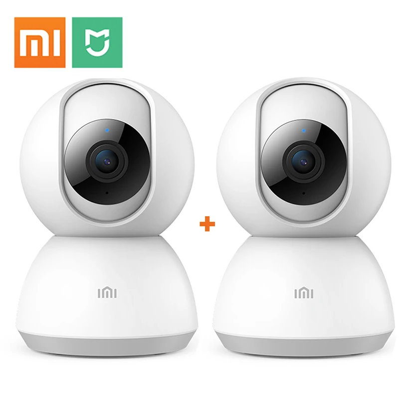 

2Pcs Wireless Home Security Xiaomi Mijia IP Camera Wifi Cameras 1080P 2MP H.265 Baby Monitor Mini Wi-fi Camara Audio Record CCTV