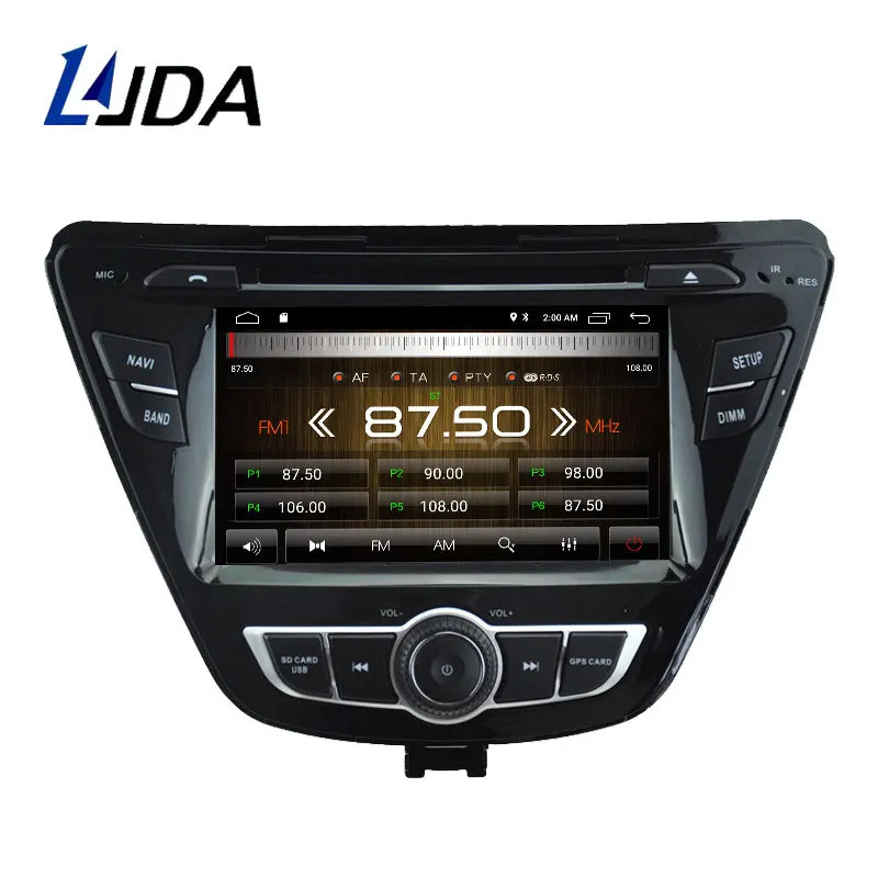  LJDA Android 10 Car dvd player for Hyundai Elantra Avante Car Radio headunit gps navigation stereo 