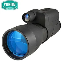 YUKON Patrol профессиональный полный Темный Gen1 IR 5X60 очки ночного видения мощный Монокуляр Инфракрасный телескоп оптика инструмент