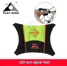 New LED turn signal outdoor riding bag men women mountain bike bicycle breathable sports equipment safety night riding biking