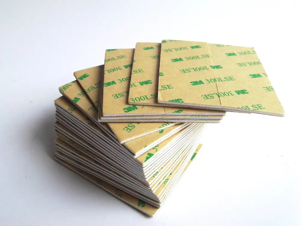 

20pcs (1.6mm thick) 70mm*30mm 300LSE Strong Double Adhesive Foam Sticker Pads for Most Surface, Ceramics,Wall Metal Photo Frame