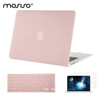 

Mosiso Laptop Matte Plastic Shell Case for Macbook Air 13 A1369 A1466 Notebook Cover+Silicone Keyboard Cover+Screen Protector