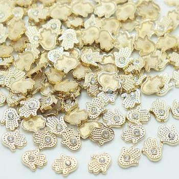 

Gold Rivets Hot-Fix Spike Studs Painted Decorative Rivets Close-End Bag Spike Palm Metal Studs Decorations For Clothes SINUAN