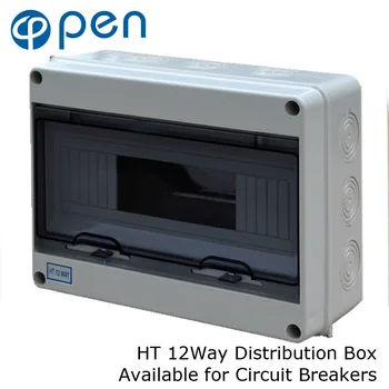 

HT Series 12Way IP66 Waterproof and Moistureproof Distribution Box for Circuit Breakers Indoor on the Wall