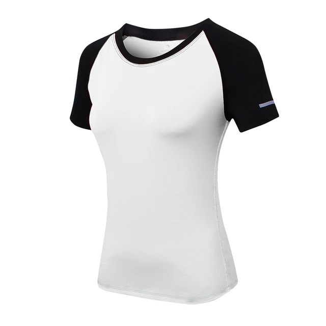 Gym T shirt Compression Tights Women’s Sport T-shirt Dry Quick Running Short Sleeve T-shirts Fitness Women Clothes Tees & tops