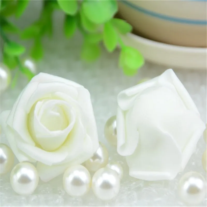 20PCS/Lot  PE Foam Rose Flower Head Artificial Rose Flowers Handmade DIY Wedding Home Decoration Festive & Party Supplies 
