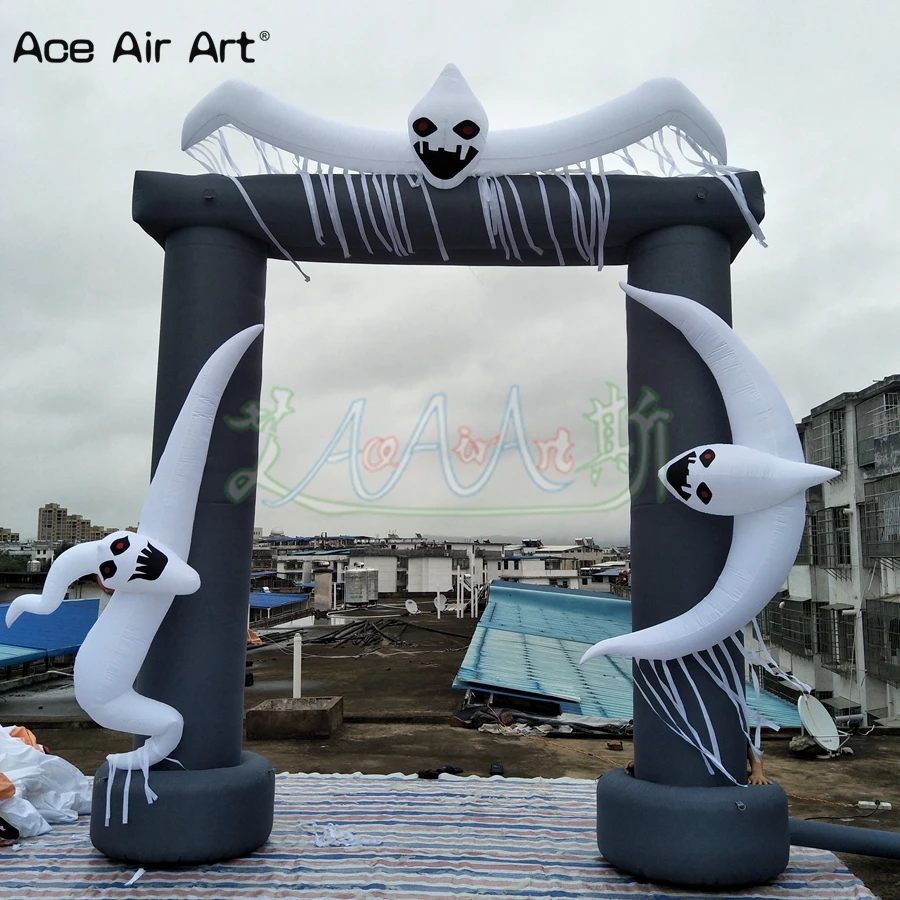 

High performence Inflatable Halloween ghosts arch,scary entry way to hell for Haunted House by Ace Air Art