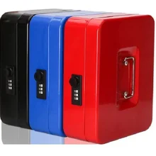 Ключ/пароль, стальные безопасные коробки для хранения, коробка для хранения, бумажная копилка, маленькая сменная копилка, коробки для документов с замком