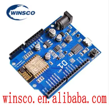 

10PCS/LOT Smart Electronics ESP-12E WeMos D1 WiFi uno based ESP8266 shield Compatible