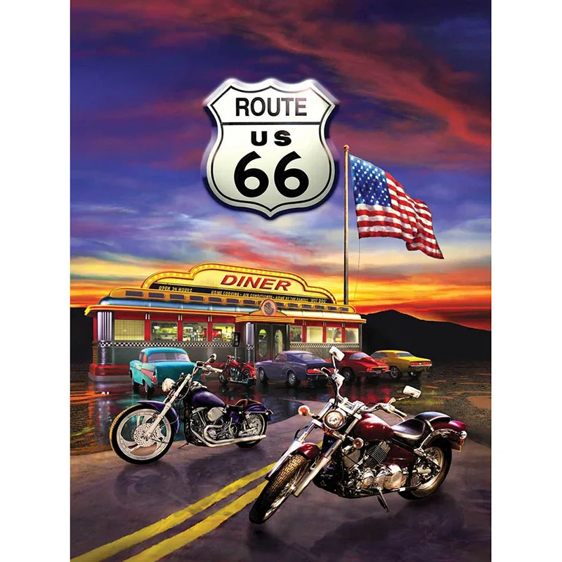 

DIY 5D Diamond Painting Mosaic Handmade Diamond Motrocycle Racing Cross stitch Set Diamond Embroidery KBL