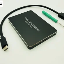 Корпус SSD USB-C USB3.1 Тип с разъемами типа C и на 2-портный Dual Порты и разъёмы MSATA SSD Raid 0 1 корпус переносного жесткого диска HDD адаптер 3030 3050