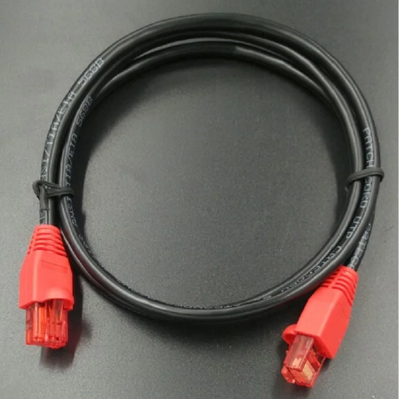 New 0.5m 1m 2m 3m 5m CAT5e Cabo Flat CAT 5e UTP Ethernet Network Cable RJ45 Patch LAN Cord Black Color New 0.5m 1m 2m 3m 5m CAT5e Cabo Flat CAT 5e UTP Ethernet Network Cable RJ45 Patch LAN Cord Black Color