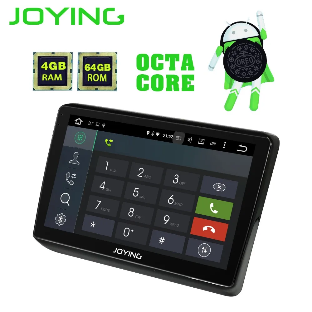 Excellent JOYING 10.1 inch IPS screen 4GB RAM 64GB ROM Octa Core android 8.0 car DVD player stereo GPS multimedia for Honda Vezel/HR-V/XRV 2