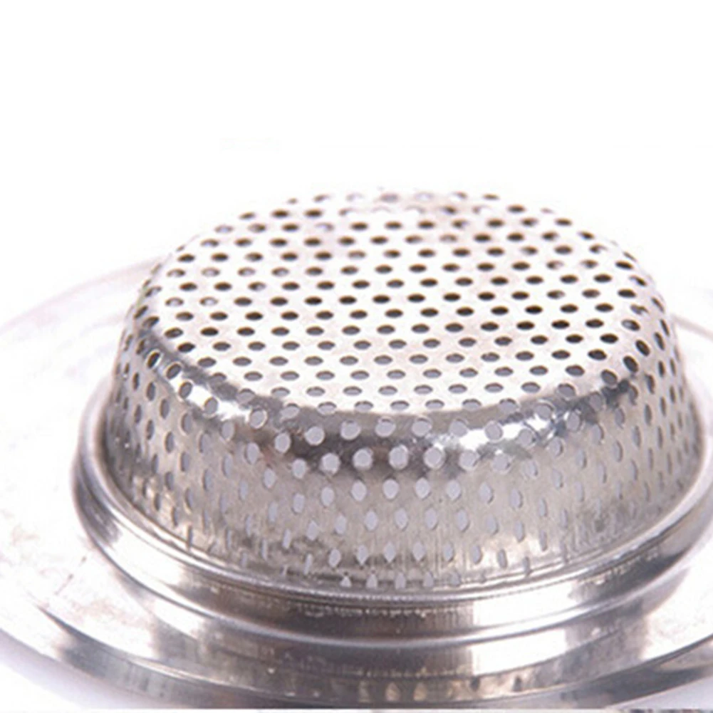 Фильтр для кухонной раковины из нержавеющей стали, анти-блокирующая сетка для ванной, штепсельная Вилка для предотвращения утечки деталей