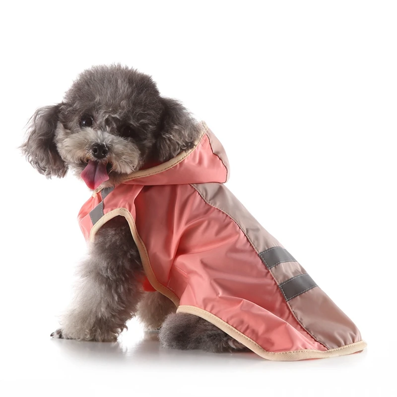 Одежда для домашних животных, плащ, водонепроницаемая куртка, куртка с капюшоном, пончо для домашних животных, дождевик для собак, дождевик для маленьких, средних и больших собак