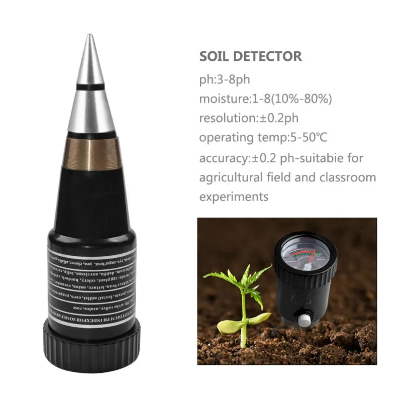 

KS-05PH short portable soil test pH meter pot humidity tester acidity meter moisture value humidity detection ph tip tools