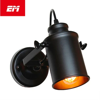 

Wall Lamp American Retro Country Loft Style Industrial Vintage Iron wall light for Home Lighting Sconce LED E27 Bulb ZBD0066