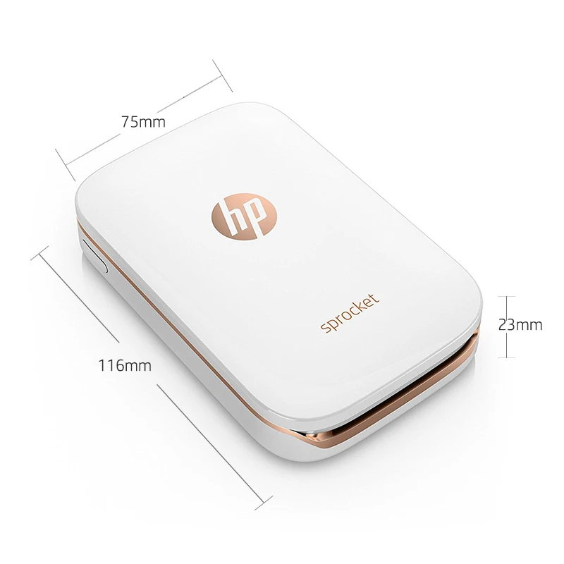 MIni impresora de fotos de bolsillo, teléfono móvil HP, piñón de estampado  pequeño, Bluetooth, portátil, de bolsillo, para casa|Impresoras| -  AliExpress