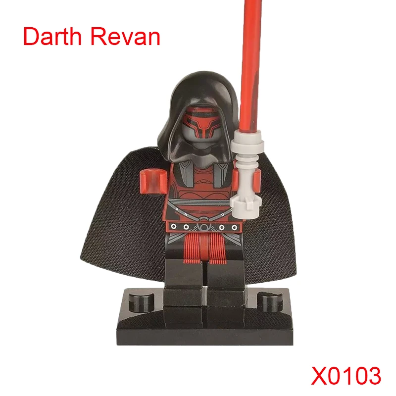 

Darth Revan With Lightsaber Star Wars Luke C3Po Legoingly Building Block Super Heroes Mini Toy Figures For Children X103