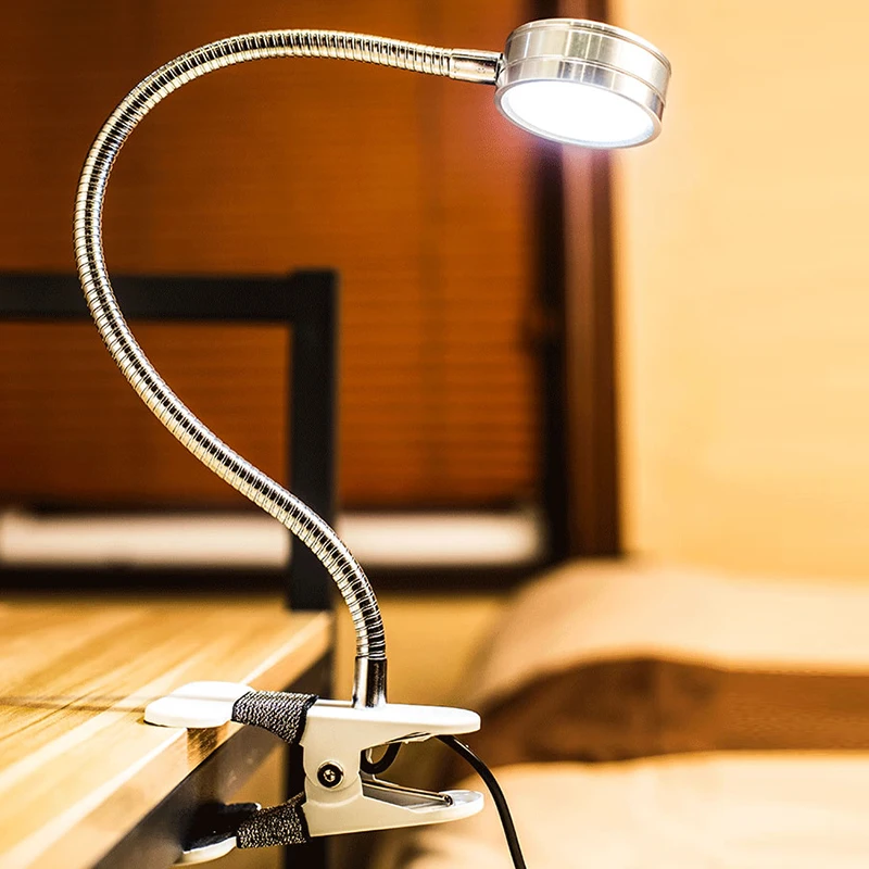 

Portable Adjustable USB Lamp Cold White Table Light For Permanent Makeup Eyebrow Tattoo,Eyelash Extension,Manicure,Reading Desk